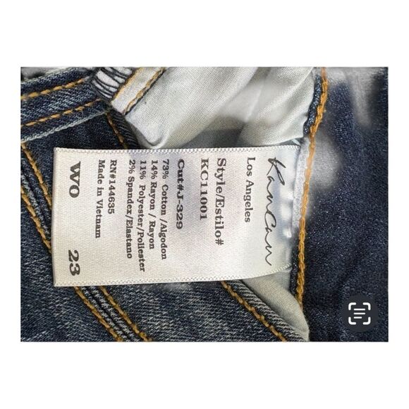 KanCan ripped skinny jeans with double button size 23 - Picture 6 of 6